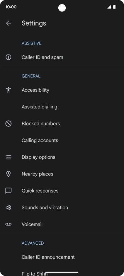 Press Calling accounts. Press Calling accounts.