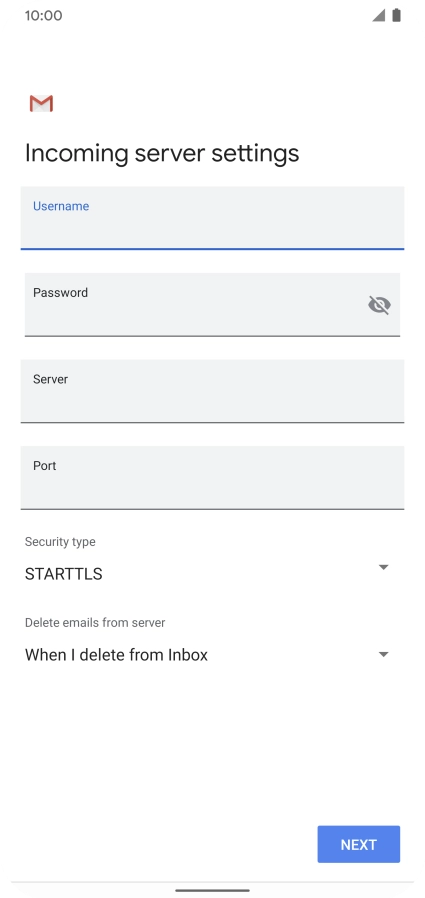 Press the field below Press the field below