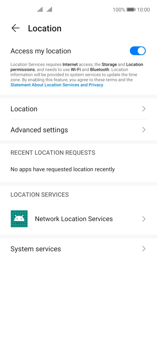 Press Location. Press Location.