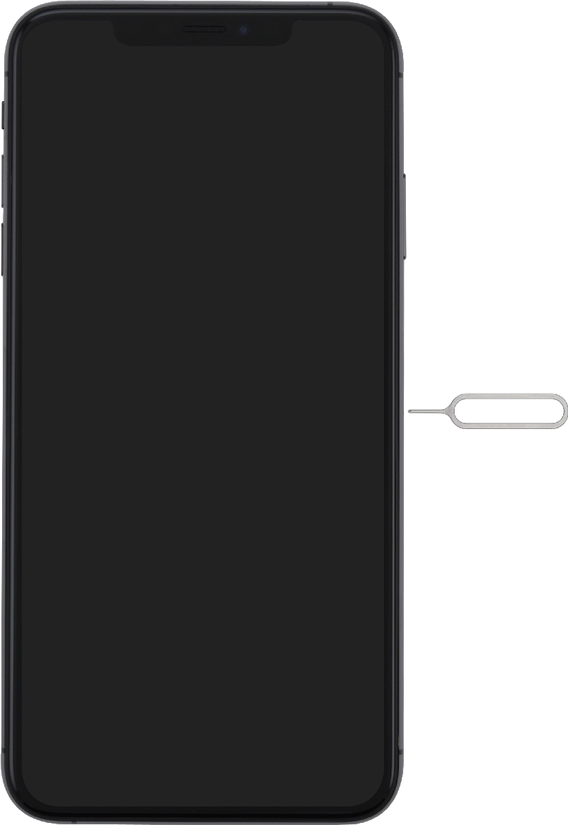 Find the opener for the SIM holder. Find the opener for the SIM holder.