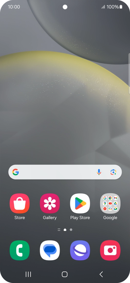 Slide two fingers downwards starting from the top of the screen. Slide two fingers downwards starting from the top of the screen.