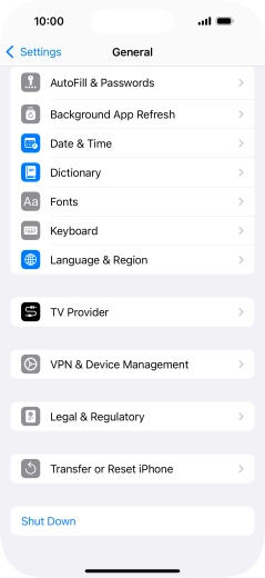 Press Transfer or Reset iPhone. Press Transfer or Reset iPhone.