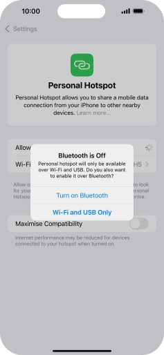 If Wi-Fi is turned on, press Wi-Fi and USB Only. If Wi-Fi is turned on, press Wi-Fi and USB Only.
