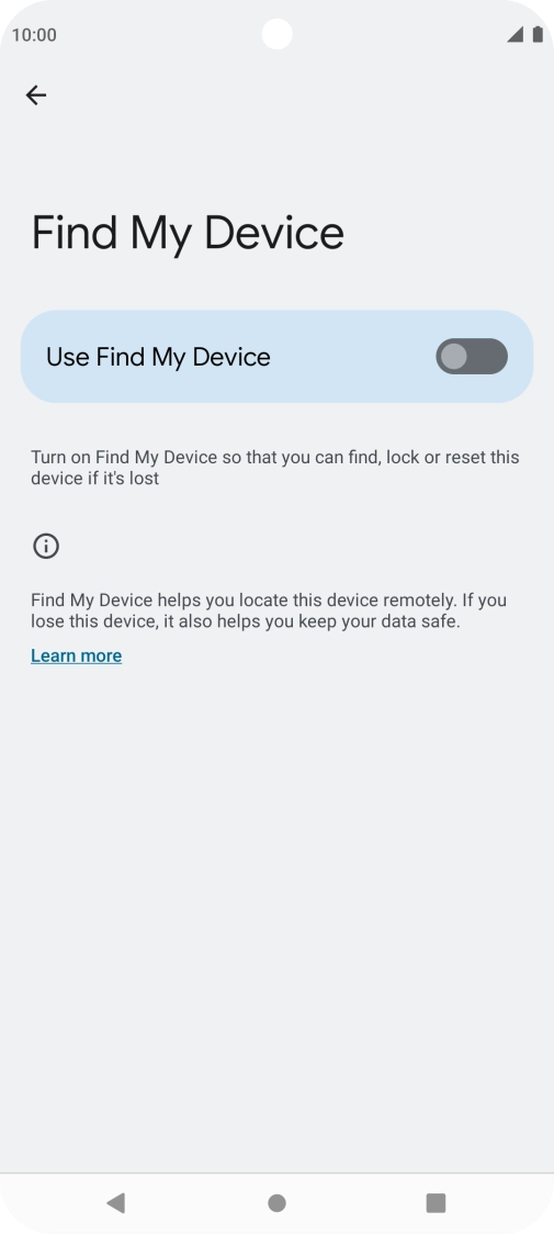 Press the indicator next to Press the indicator next to