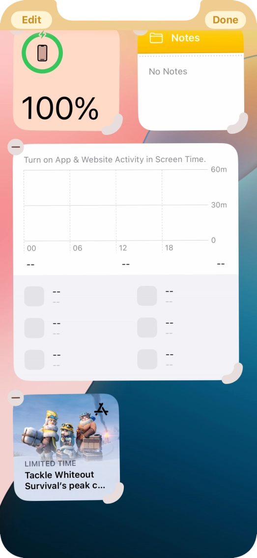 Press Done. Press Done.