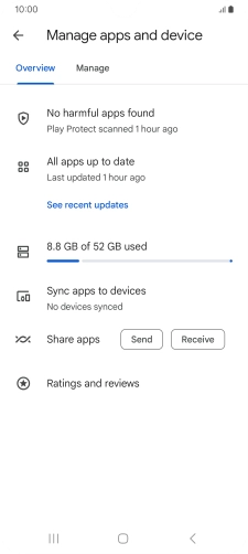 Press Manage. Press Manage.