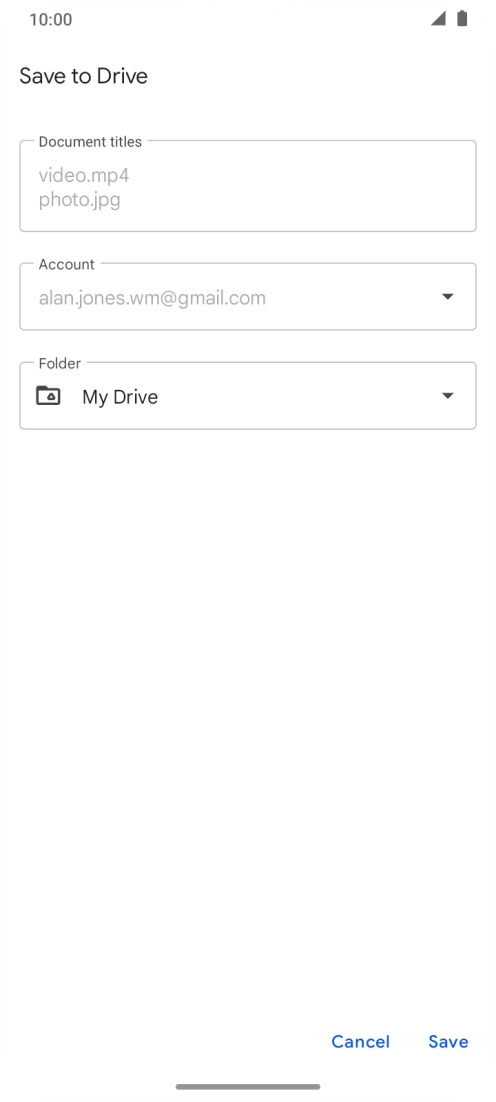 Press the field below Press the field below