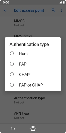 Press PAP. Press PAP.