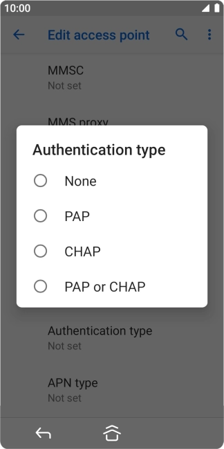 Press PAP. Press PAP.