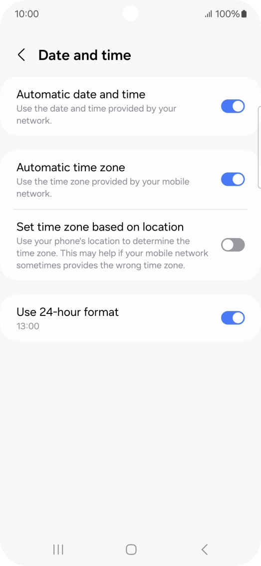 Press the Home key to return to the home screen. Press the Home key to return to the home screen.
