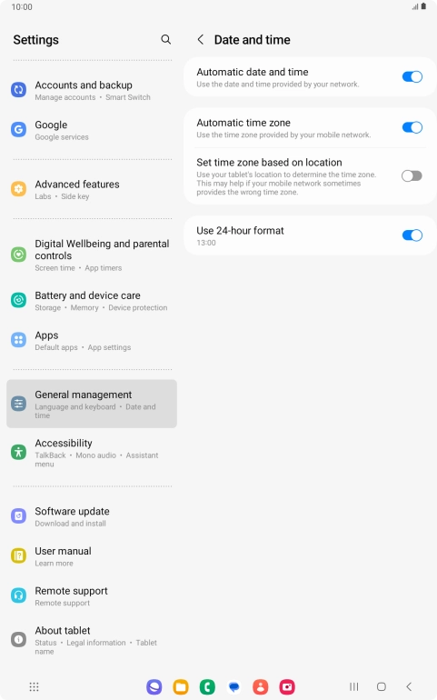 Press the Home key to return to the home screen. Press the Home key to return to the home screen.