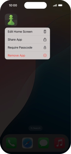 Press Require Passcode. Press Require Passcode.