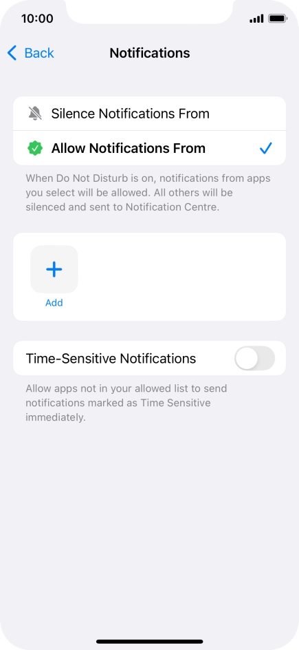 Press the indicator next to Press the indicator next to