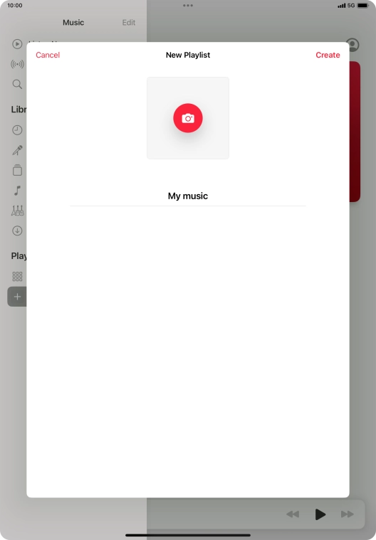 Press Create. Press Create.