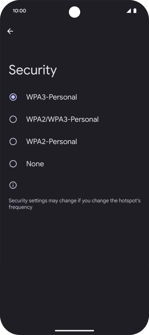Press arrow left. Press arrow left.