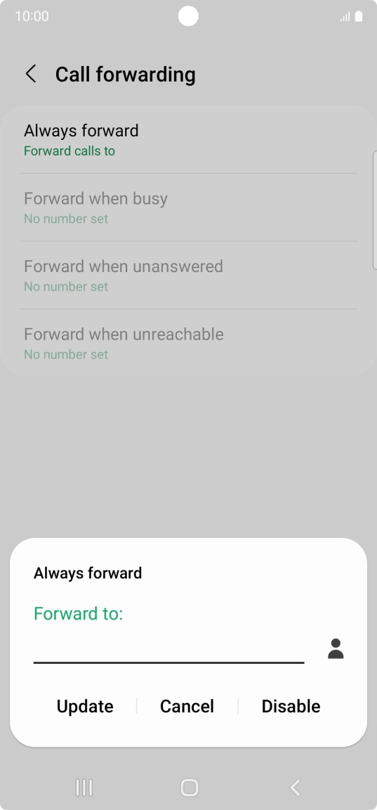 Press Disable. Press Disable.