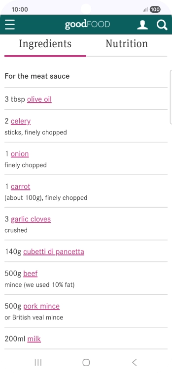 Go to the required screen. Go to the required screen.