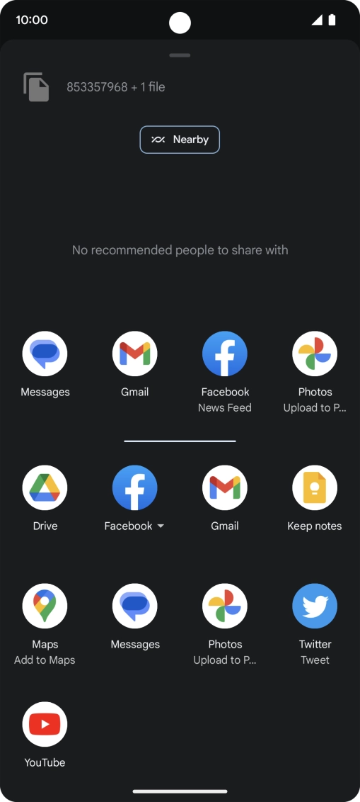 Press Drive. Press Drive.