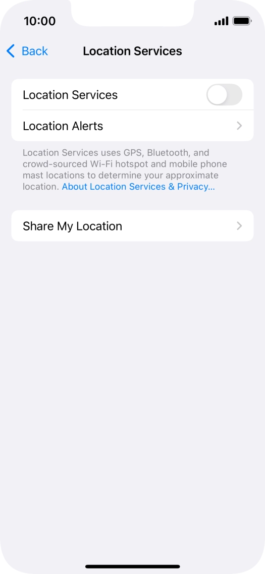 Press the indicator next to Press the indicator next to