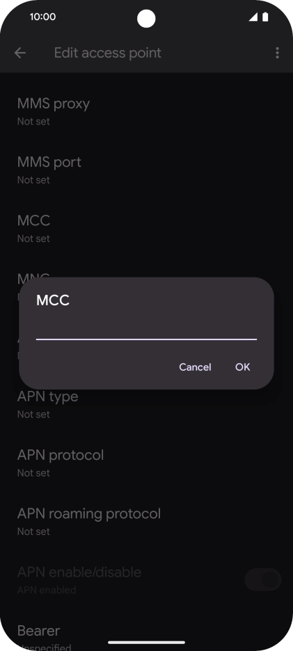 Key in 234 and press OK. Key in 234 and press OK.