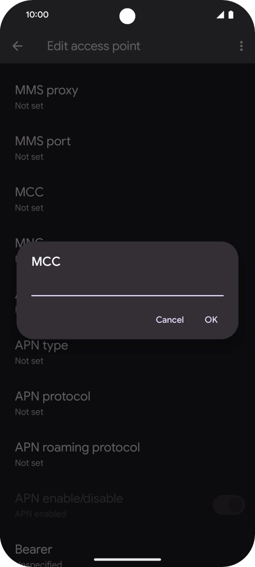 Key in 234 and press OK. Key in 234 and press OK.