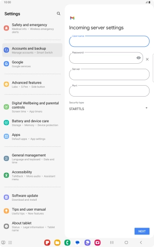 Press the field below Press the field below