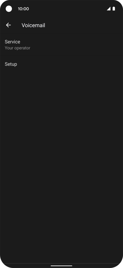 Press Setup. Press Setup.