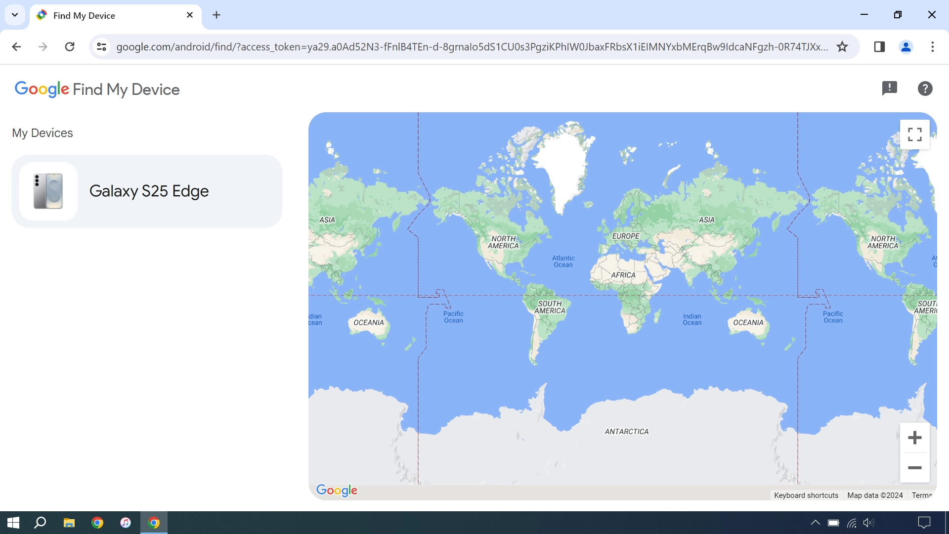 Click the required device. Click the required device.