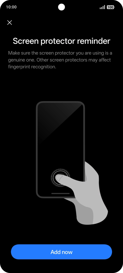 Press Add now. Press Add now.