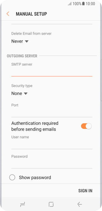 Press the drop down list below Press the drop down list below