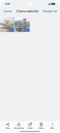 Press Share. Press Share.