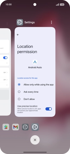 To end one running application, slide your finger upwards on the required application. To end one running application, slide your finger upwards on the required application.