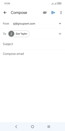 Press Subject and key in the required subject. Press Subject and key in the required subject.