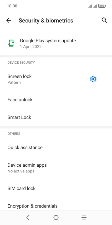 Press Screen lock and key in the current phone lock code. Press Screen lock and key in the current phone lock code.