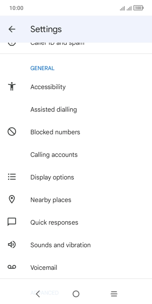 Press Calling accounts. Press Calling accounts.