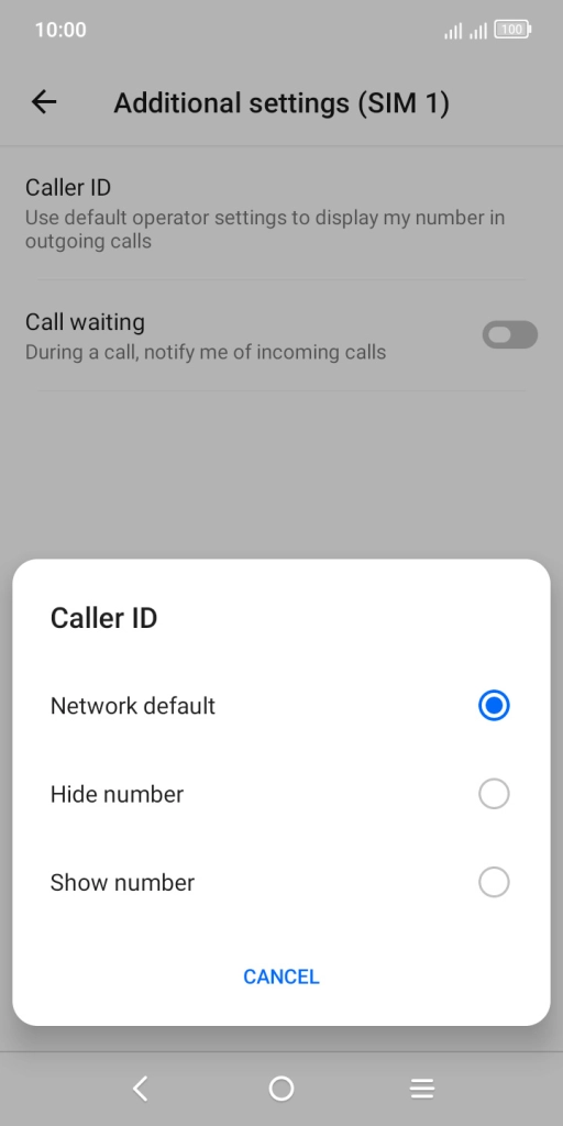 Press Show number to turn on caller identification. Press Show number to turn on caller identification.
