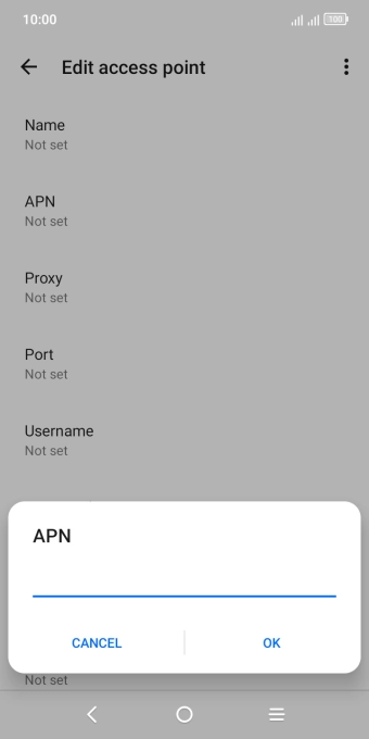 Key in eezone and press OK. Key in eezone and press OK.