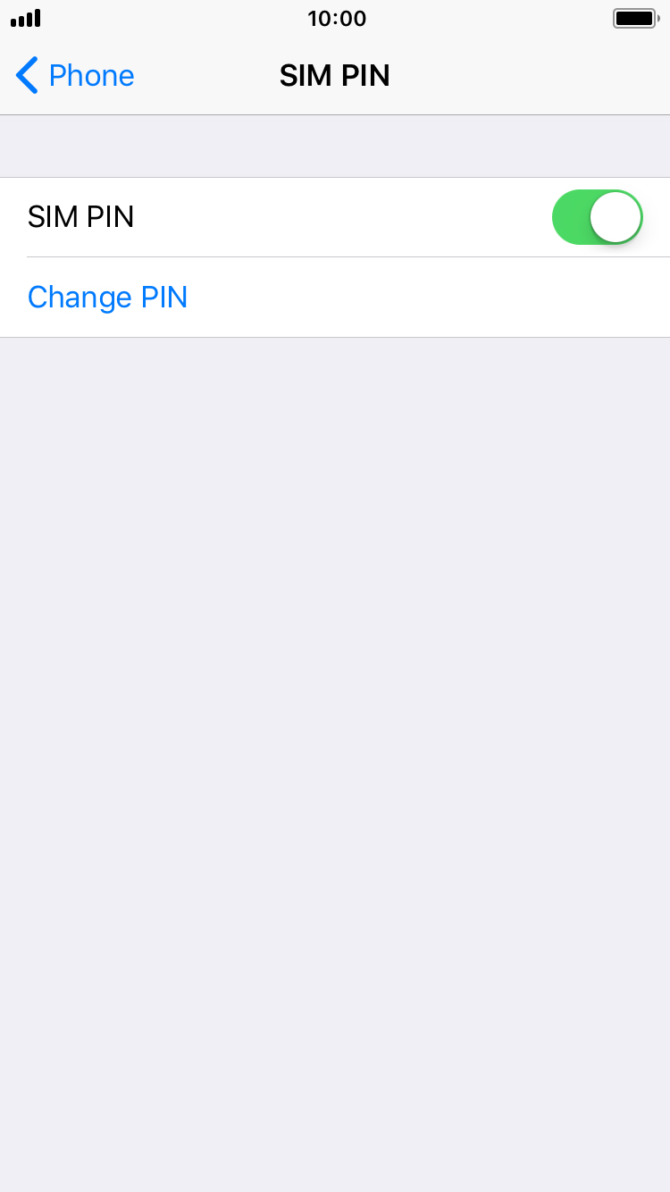 Change PIN - Apple iPhone 8 (iOS 11.0) - Telstra