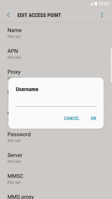 Key in eesecure and press OK. Key in eesecure and press OK.