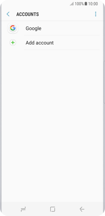 Press Add account. Press Add account.