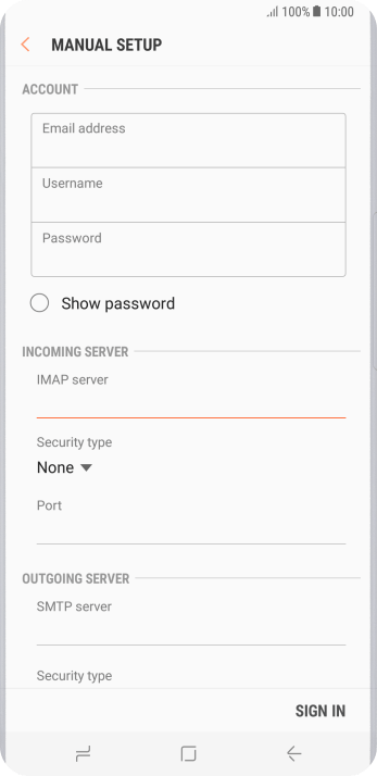 Press the drop down list below Press the drop down list below