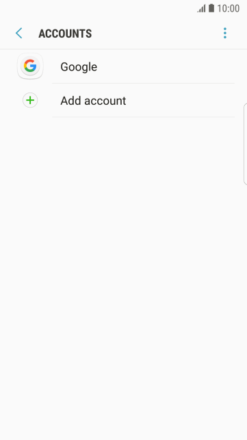 Press Add account. Press Add account.