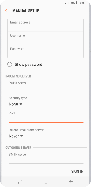 Press the drop down list below Press the drop down list below