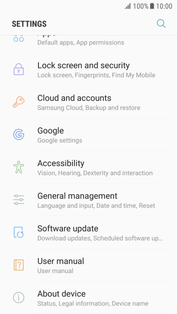 Press Cloud and accounts. Press Cloud and accounts.