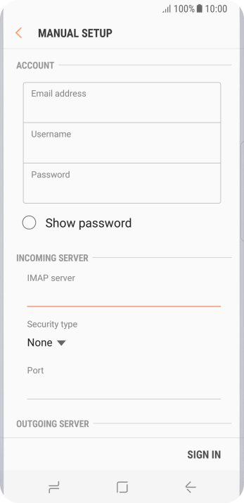 Press the drop down list below Press the drop down list below