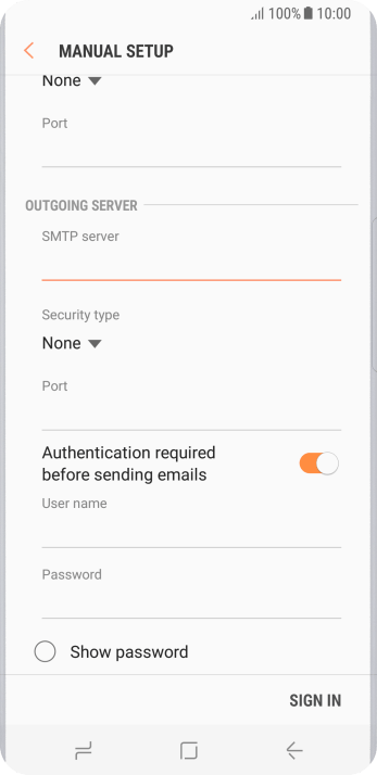 Press the drop down list below Press the drop down list below