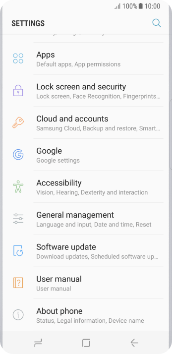 Press Cloud and accounts. Press Cloud and accounts.