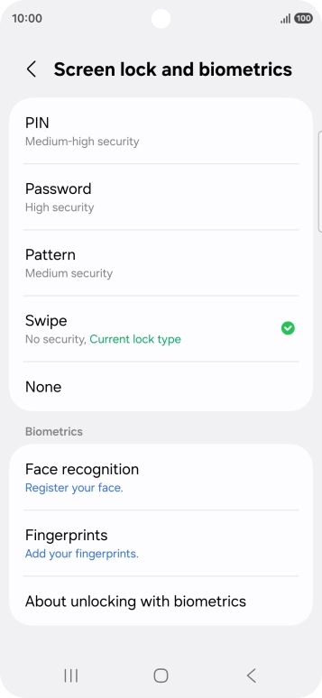 Press Fingerprints. Press Fingerprints.