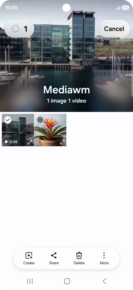 Press the select all icon. Press the select all icon.