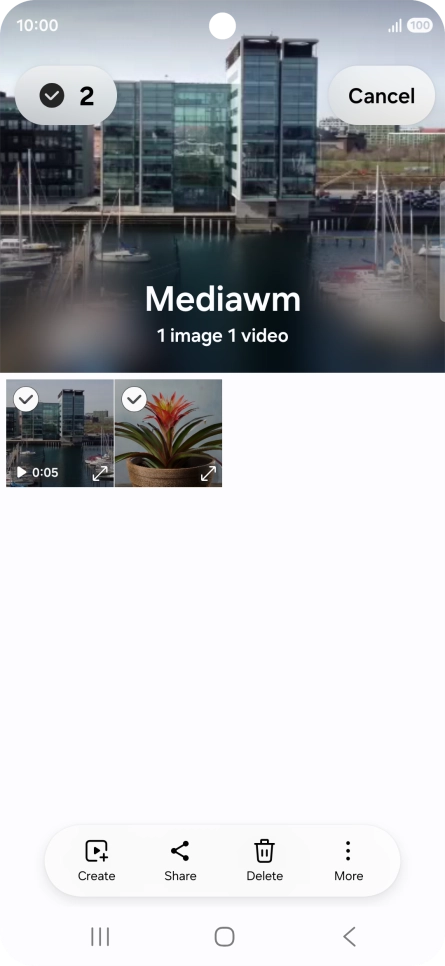 Press Share. Press Share.